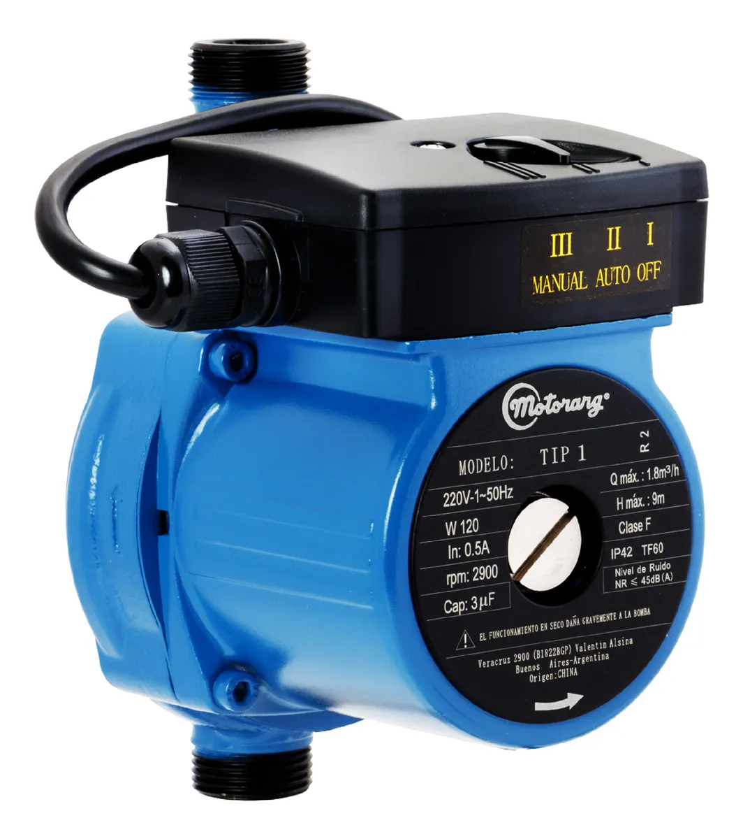 Bomba Presurizadora Motorarg