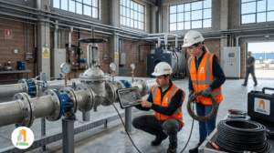 Inspección técnica de conductos en una planta industrial de Rosario
