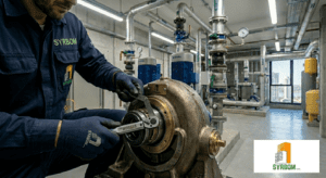 Inspección técnica preventiva en sala de máquinas de edificio en Rosario.